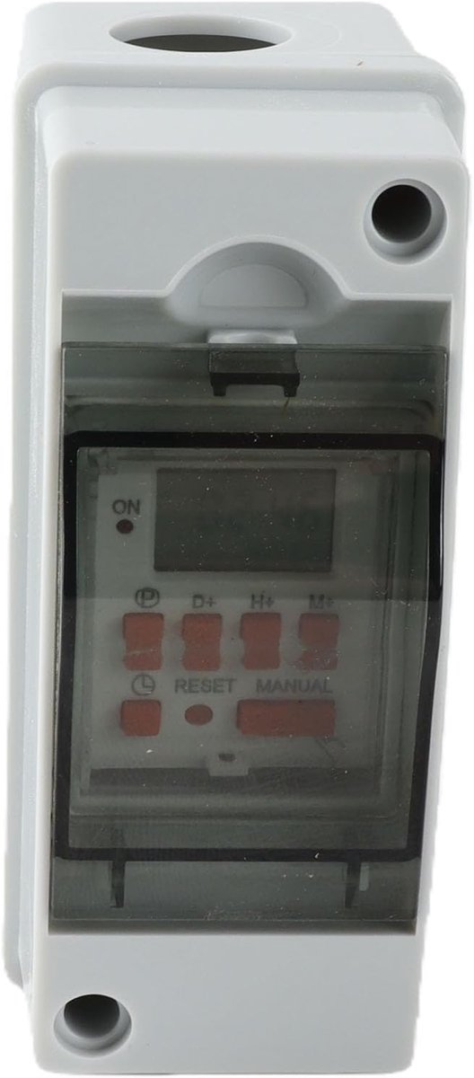 Tijdschakelaar digitaal - 7 dagen timer - LCD-display - Perfect voor waterverwarmer, zwembadpomp - ShopVlot