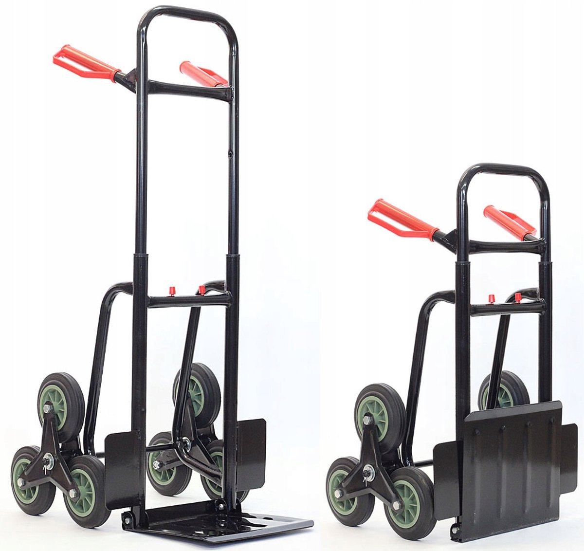Opvouwbare magazijnkar met 6 wielen - 150kg laadvermogen