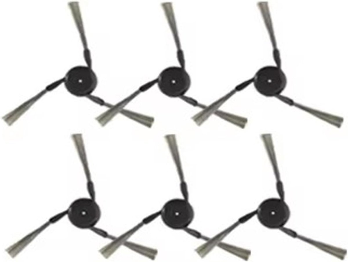 Zijborstels voor stofzuiger - 6 stuks vervangende zijborstels - compatibel met L10s Ultra Gen 3 - ShopVlot