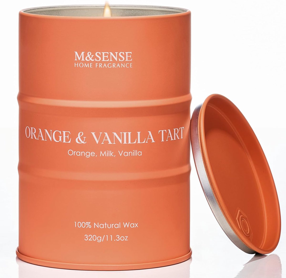 Geuroptimaal - Sinaasappel Vanille Tart - Sojawas - 70 uur brandduur - ShopVlot