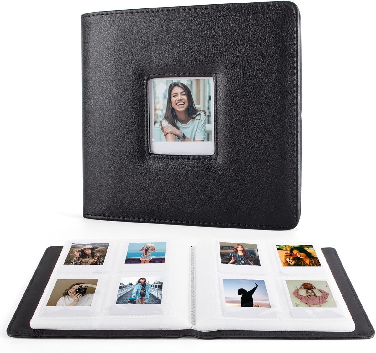 Pocket Foto Album 288 - PU Leer - Voor Polaroid GO Camera Film - Bewaar je kostbare herinneringen - ShopVlot