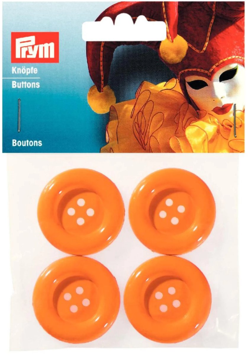 Prym Knoop Kostuums 35mm oranje