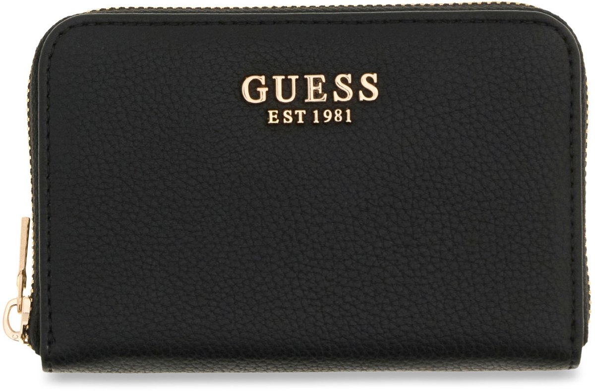 GUESS portemonnee Melody Logo SLG Zip Around Wallet Black zwart