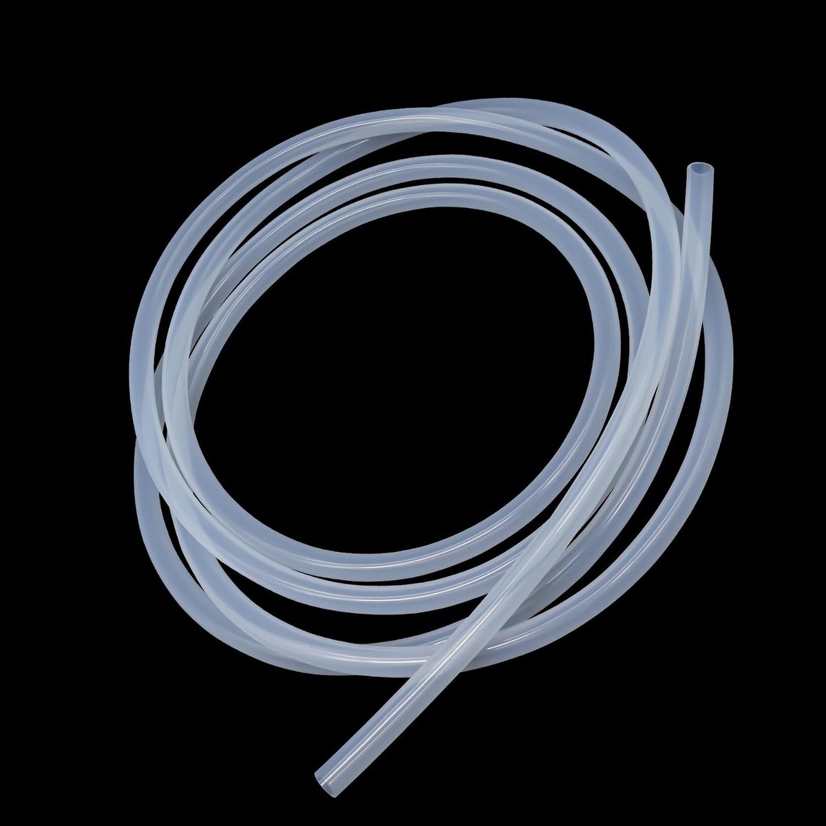 Siliconen buis 6 mm binnendiameter x 9 mm buitendiameter 4 meter, flexibele voedingskwaliteit slang siliconen slang water lucht buis pijp transparant