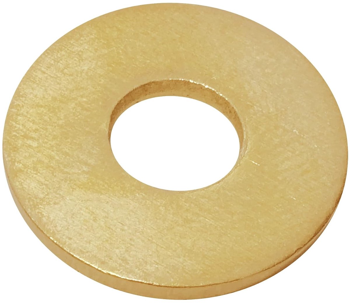 - C57252 - Set met 20 brede sluitringen van messing M6 x 17,5 mm - dikte 1,2 mm - voor bouten M6 - DIN 9021
