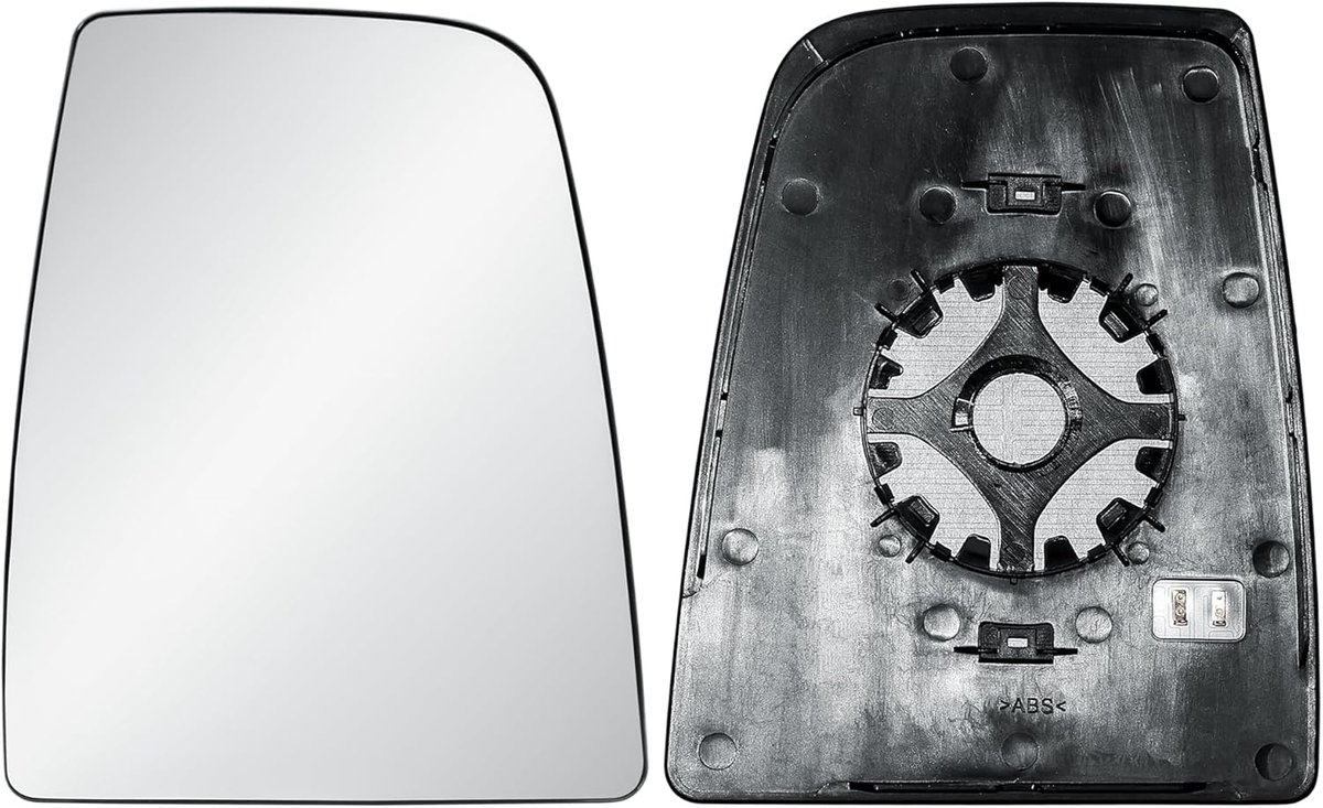 Rechts passagierszijde buitenspiegel groot bovenste glas verwarmd met achterplaat spiegelglas voor Ford Transit V363 2014-2025