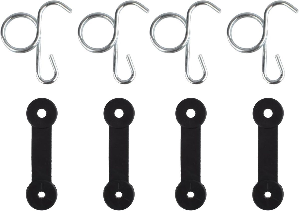 4 Pack Bagger Klink Gras Chute met Haak 532160793 160793 voor Husqvarna Poulan Roper Sears Craftsman AYP