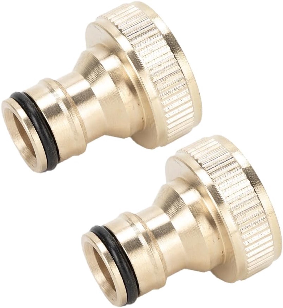 2 stuks messing kraanaansluitingen - universele irrigatieslangadapter voor tuin en huis - snelconnector binnendraad - compatibel met standaard systemen - eenvoudige installatie