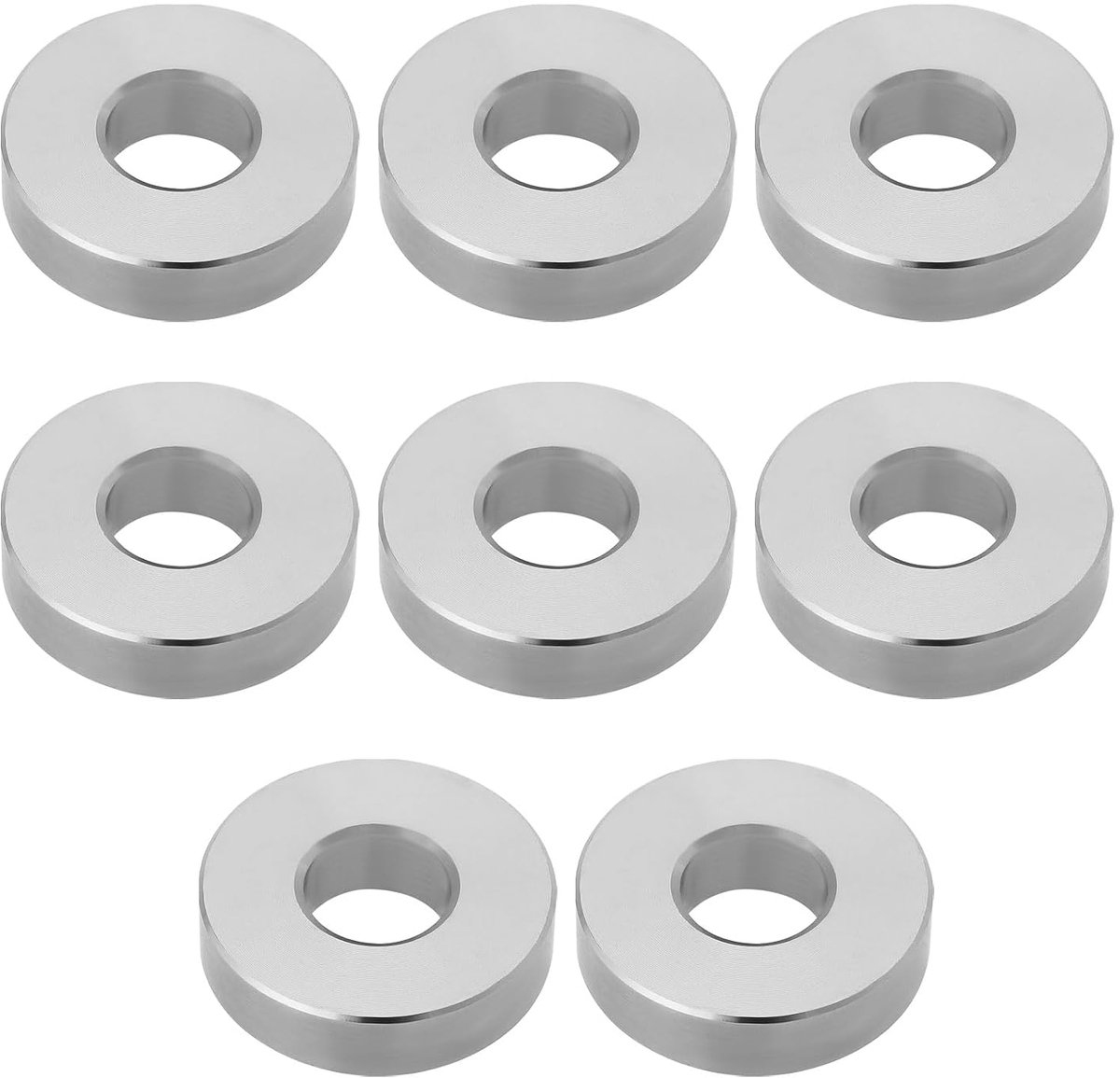 8 stuks 304 roestvrij staal tussenhuls M8 ongedraaide bus gat IDxOD 8,2x20 mm hoogte 5 mm voor mechanische aandrijfapparatuur metalen apparaten