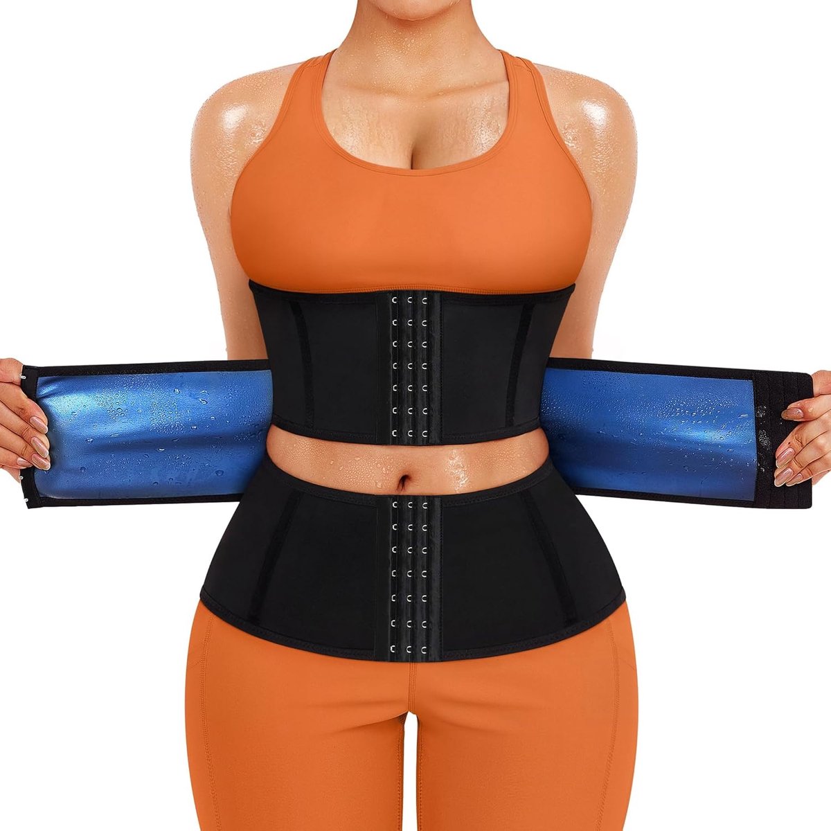 Slankingsband dames - verstelbaar sauna-belt - taillecontrole - ideaal voor training - SnelShoppen