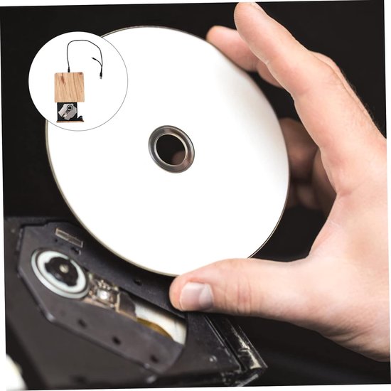 Externe DVD Brander - Dvd-cd-brander Dvd-speler - Gegevens Opslaan - Type-C USB 3.0 - 14.5 cm - Houtnerf — afbeelding 2