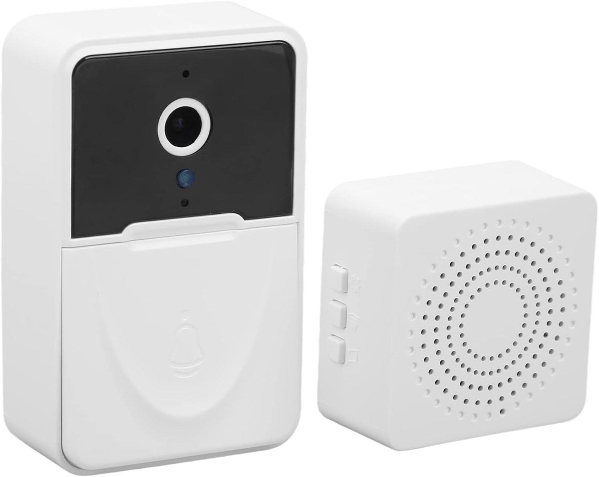 Draadloze Videodeurbel Upgrade Wifi Slimme Videodeurbel Tweerichtingsaudio Nachtzicht Cloudopslag 1000 MAh Eenvoudige Installatie voor Thuis - HD-video .