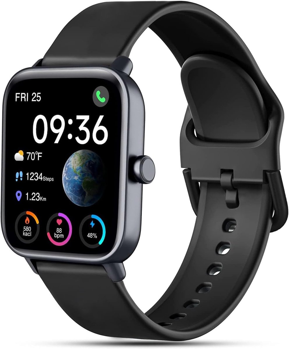 Slimme horloge band 22mm - zacht siliconen strap - geschikt voor verschillende modellen - comfortabel in gebruik - SnelShoppen