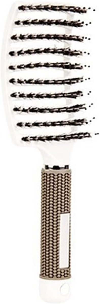 Haarkam - Stijle kam Krulkam - Haarverzorging - Ergonomisch handvat - 200 Grams - Wit