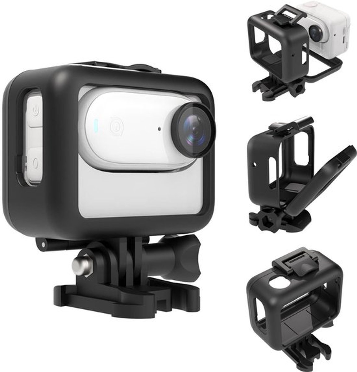Geschikt voor ABS beschermende montageframekooihoes Geschikt voor Insta360 GO 3 3S met Action Pod