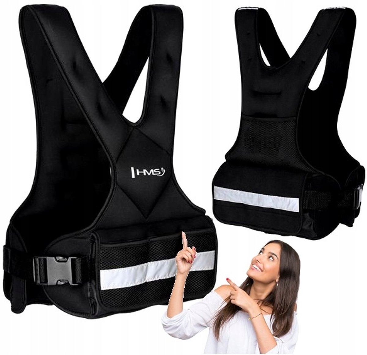 Verstelbaar Trainingsvest met Gewicht 14,5 kg - Merkloos