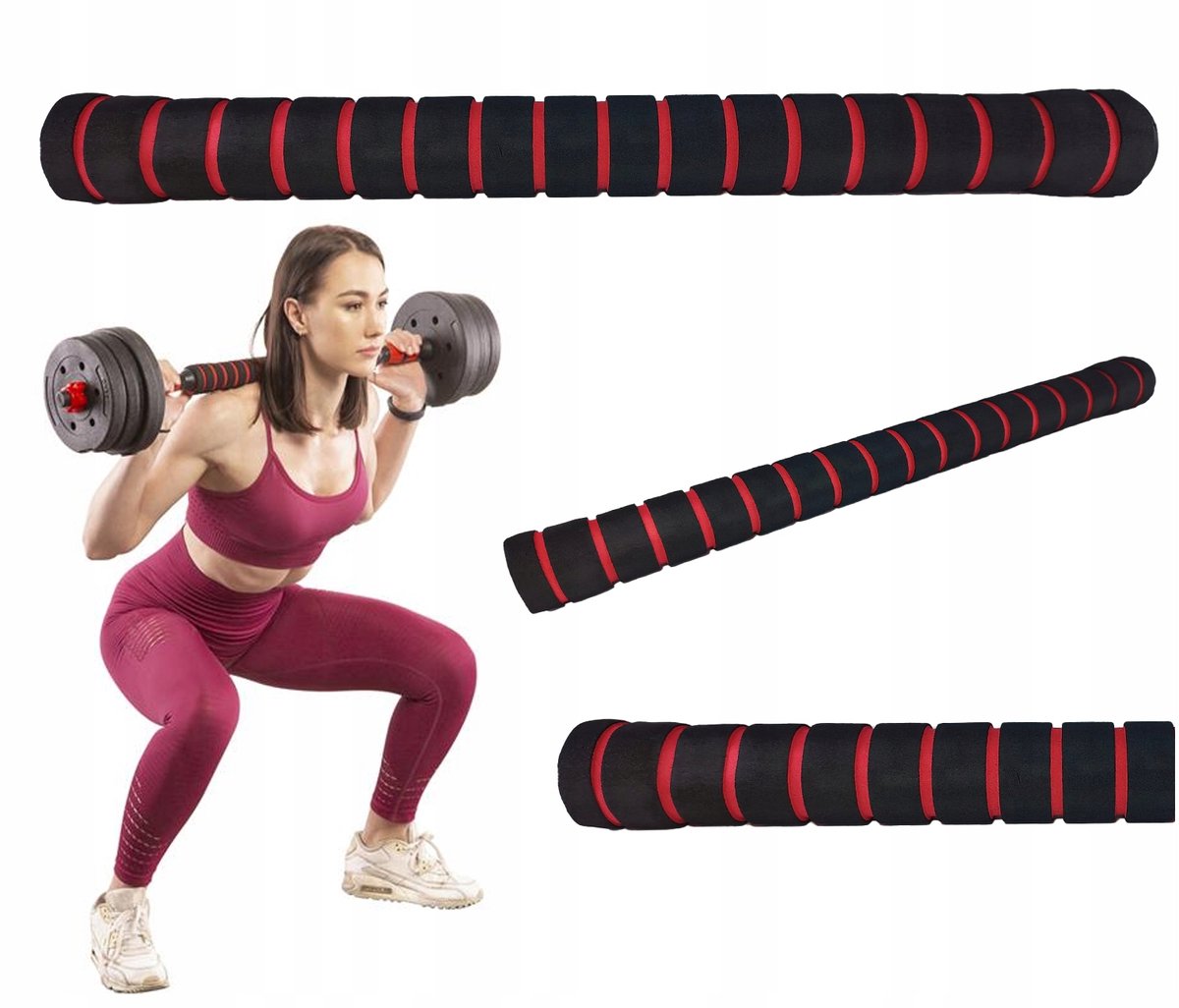 Merkloos Merkloze halterverlenger 40cm - Eenvoudige montage voor uw training