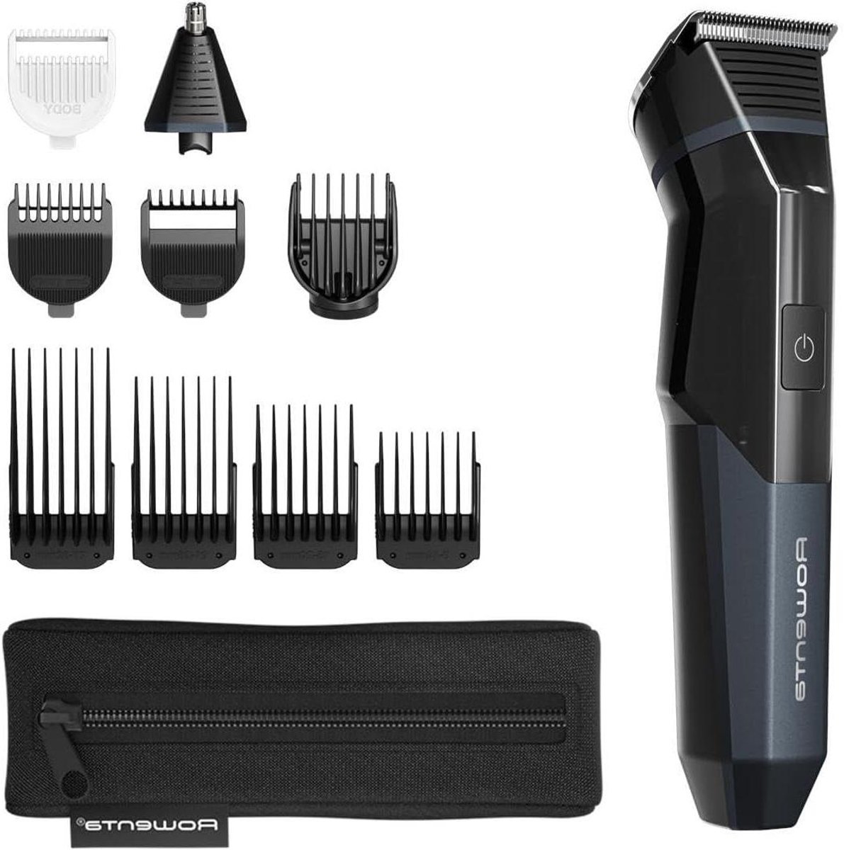 Multifunctionele Trimmer - Baardtrimmer Lichaamstrimmer - Complete Verzorging - 11 Accessoires - 18.2 cm - Zwart