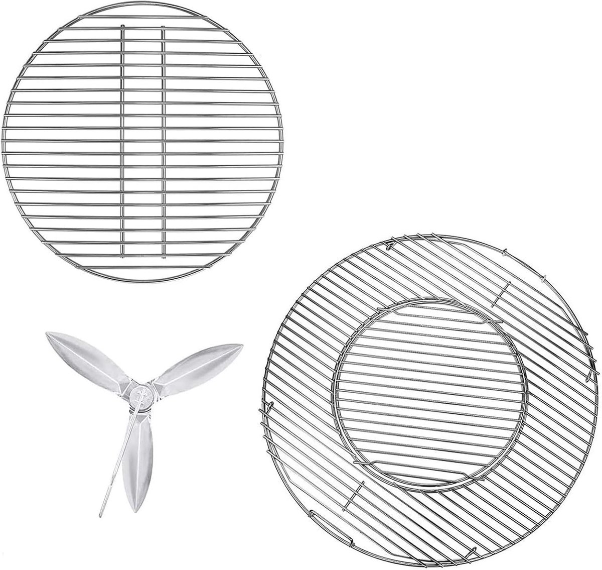 Reserveonderdelen Set Met Rotor voor Weber 57cm One-Touch, Master-Touch en Bar-B-Kettle, Reinigingssysteem Houtskoolrooster Accessoire Kit, 8835, 7441, 7444