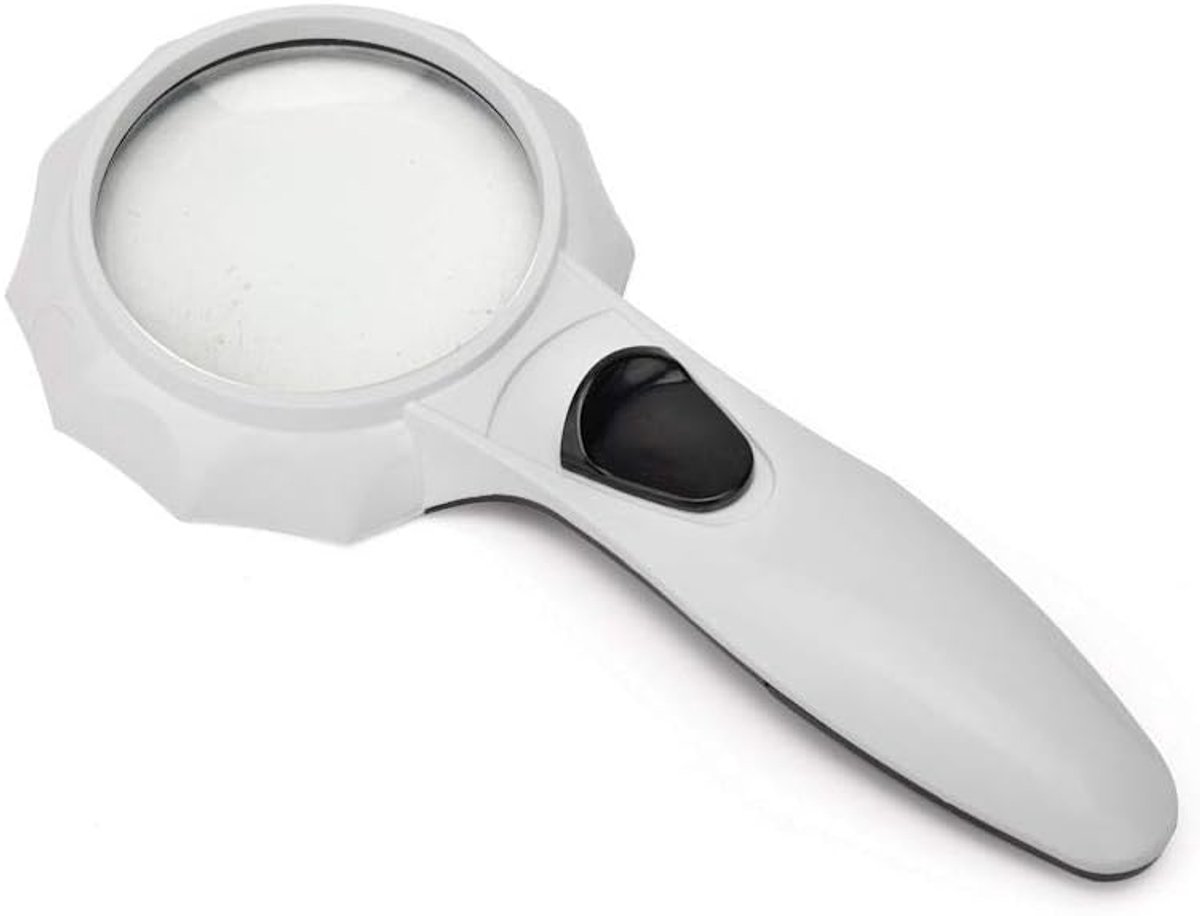 Handloep met LED verlichting - 6x vergroting - Lichtgewicht - Perfect voor slechtzienden - SnelShoppen