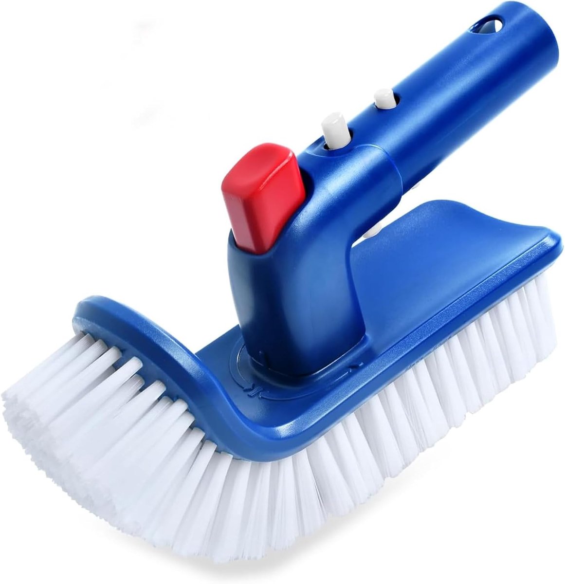 Zwembadborstelkop voor het reinigen van zwembadwanden, treden en hoeken, draaibare zwembadborstel, zwembadreinigingsborstel, zwembadborstel voor keuken, badkamer, spa, zwembad, whirlpool