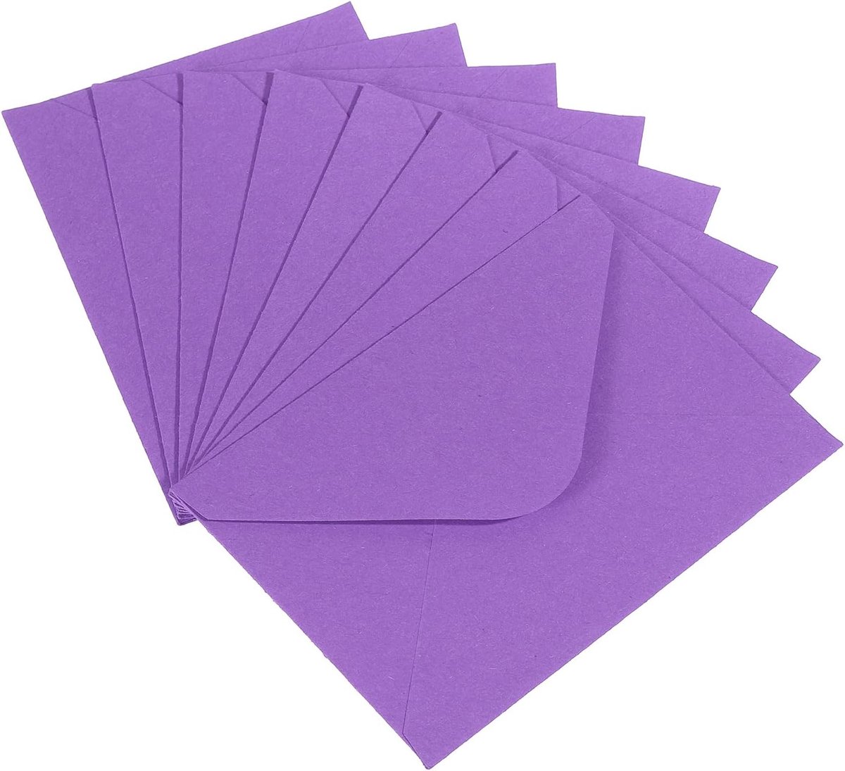 Mini Enveloppen, 50 Pack Mini Gift Card Visitekaartje Envelop voor Groet Bruiloften, Paars