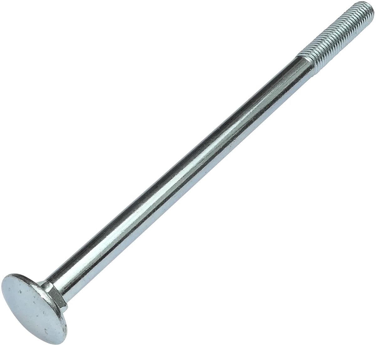 - Set van 10 slot/ploegschroeven met vierkante kraag - slotschroeven - M10x180mm - verzinkt staal - DIN 603 - C49044