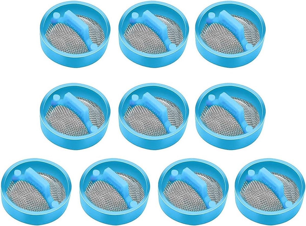 10PCS Wasmachine Water Inlaatklep Wasmachine Filter Wasmachine Filter Slang Accessoire Met Zeeffilter