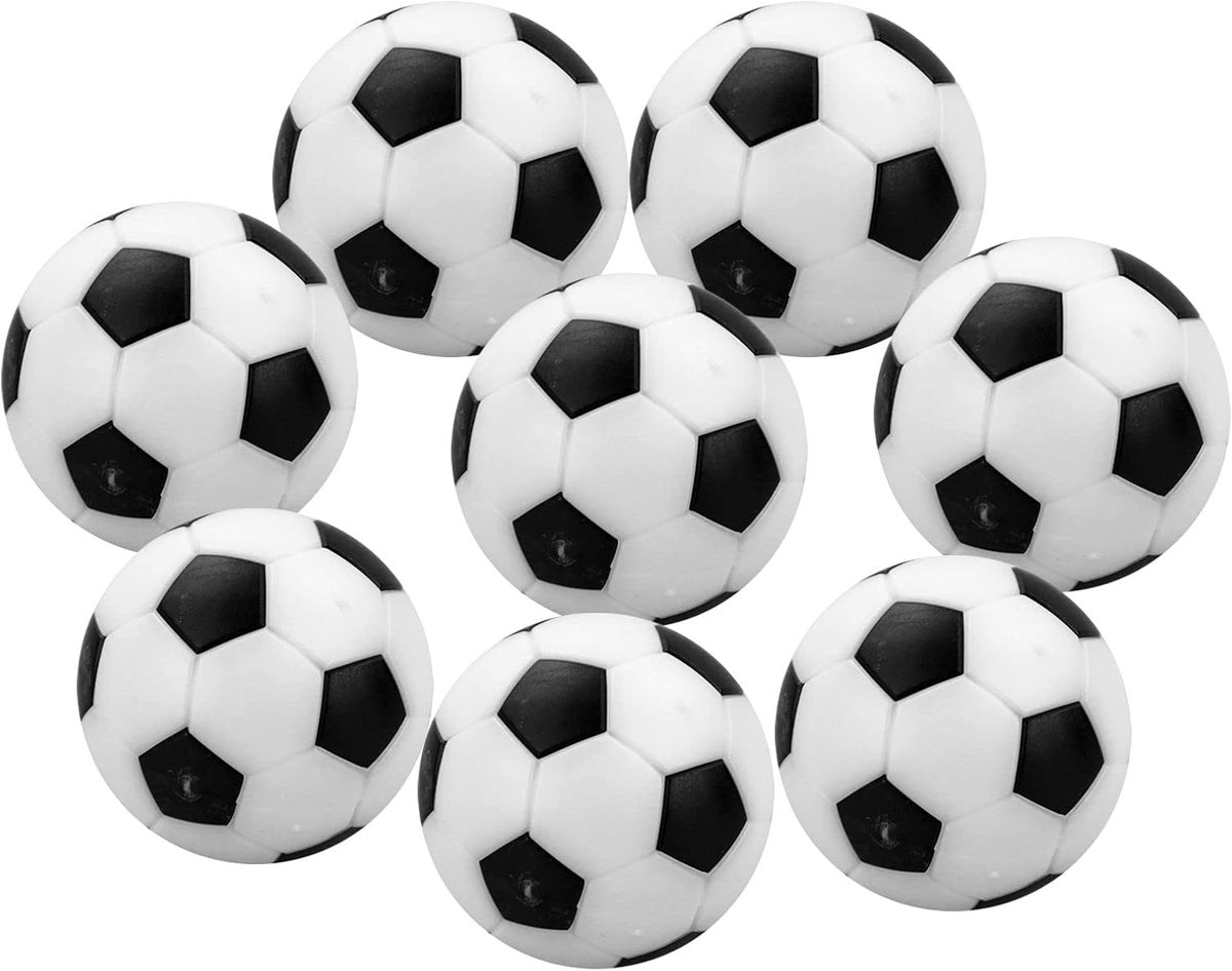 Hoogwaardig, stil, 36 mm, perfect voor tafelvoetbal, 8 stuks