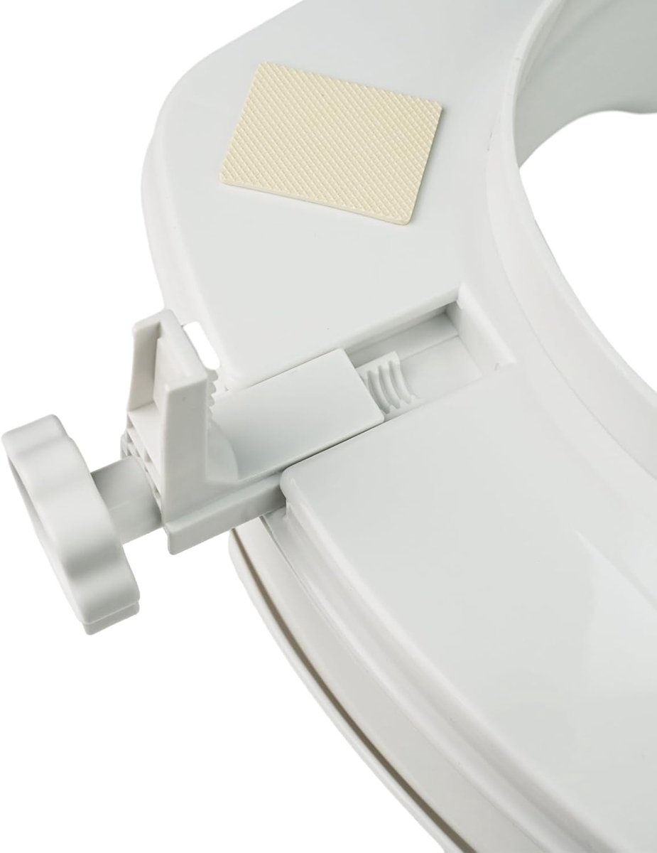 Smart In toiletbrilverhoger 5 cm, 10 of 15 cm, met deksel of zonder deksel, voor senioren, kleur: wit, maximale belasting 200 kg