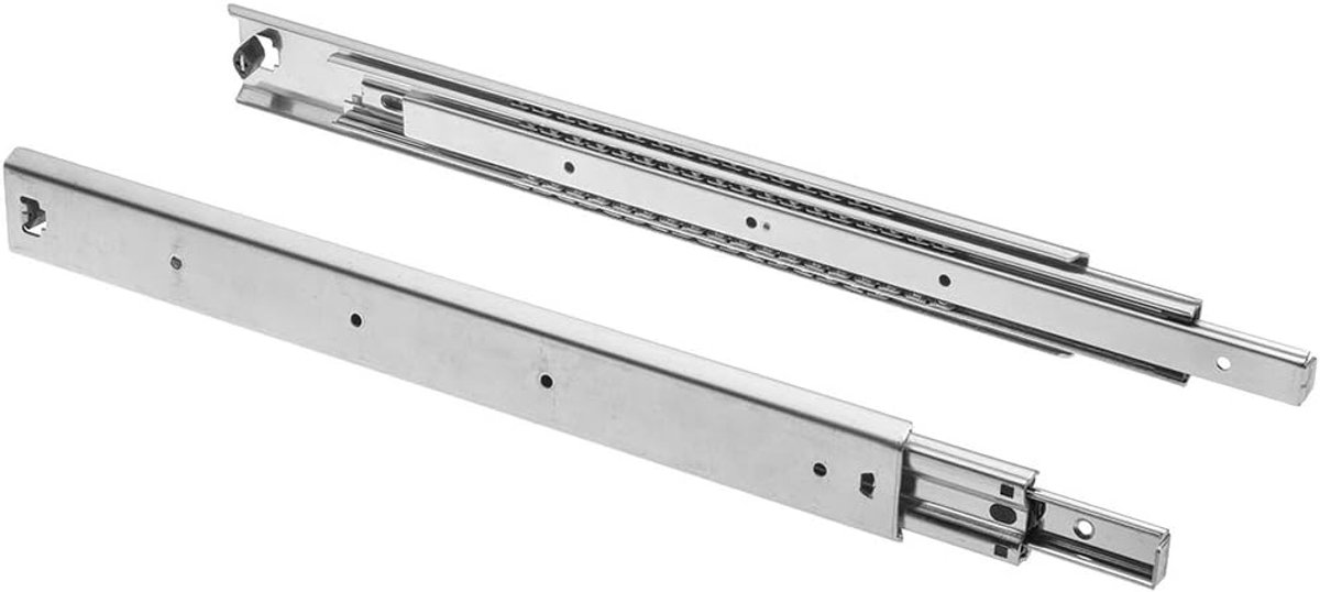 Ladegeleiders telescopische rail zijmontage 550 mm 80 kg industrieel gebruik