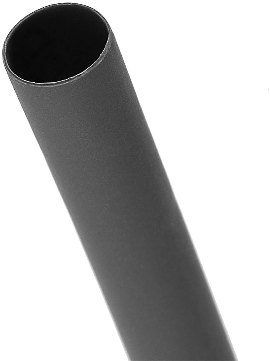Krimpkous 5mm, Transparante Krimpslang 3 m, 2:1 Krimpverhouding Waterdichte Mouwen, Voor Elektrische Isolatie, Kabelreparatie, Draadverbindingen, Zwart