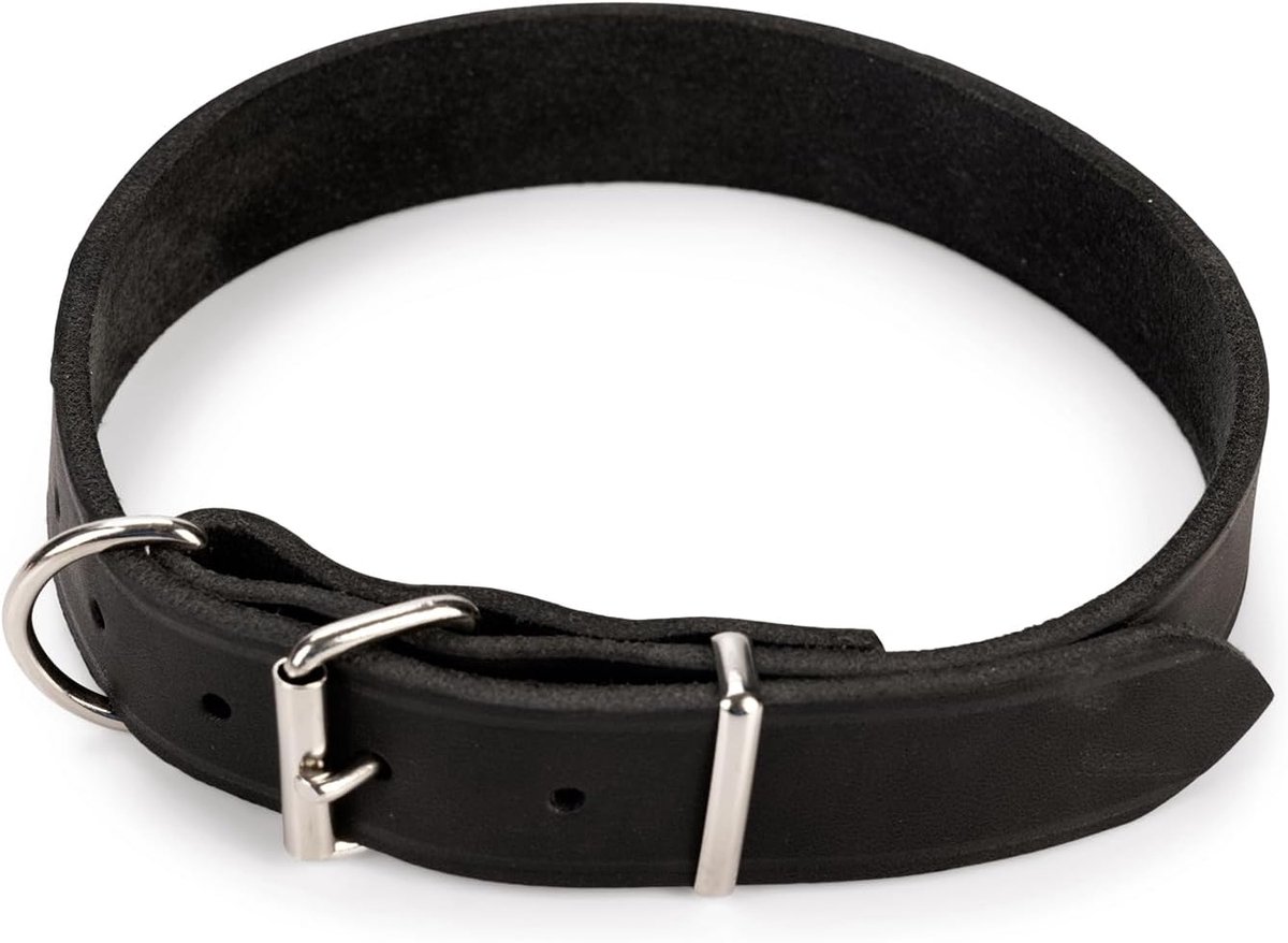 Halsband Rondo met trekontlasting L: 52 cm B: 25 mm zwart