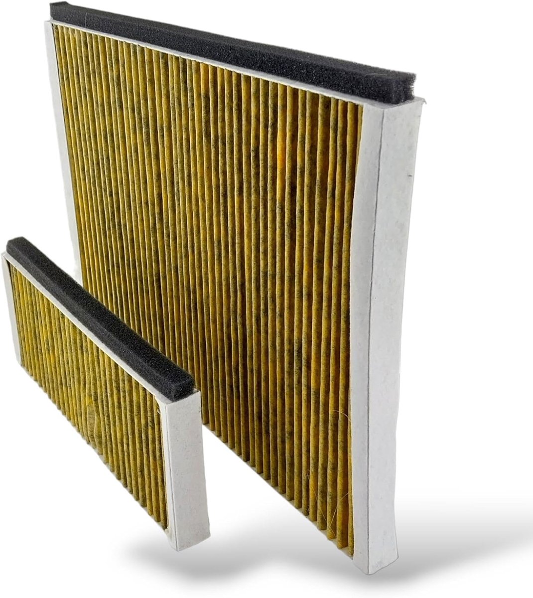 Koolfilter, set van 2 compatibel met Bosch Siemens 11041790 11018700 17000965 afzuigkap, geurfilter Clean Air Plus lamellenfilter, 2-delig