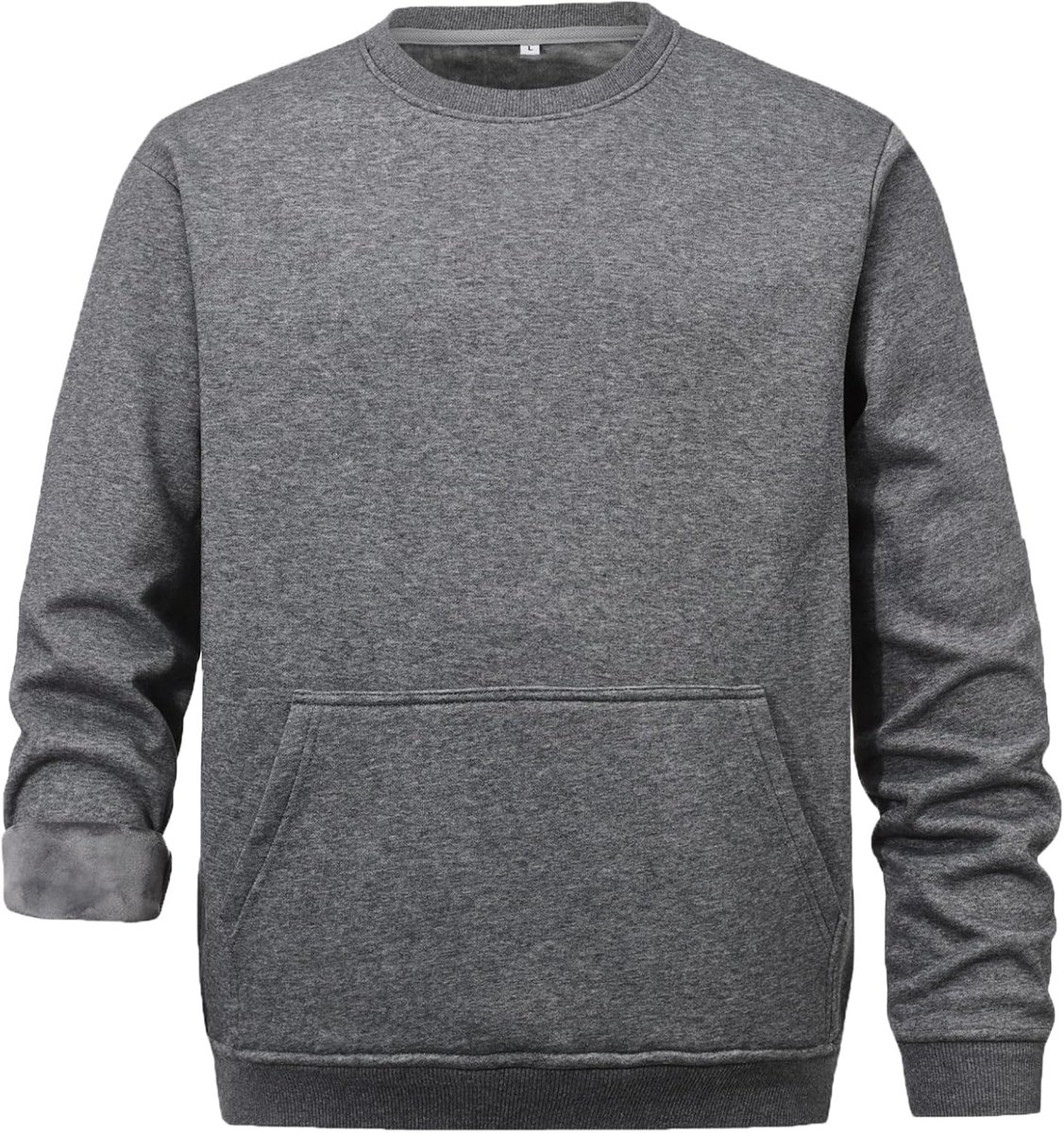 Sweatshirts Warm Fleece Pullover met Kängurutasche