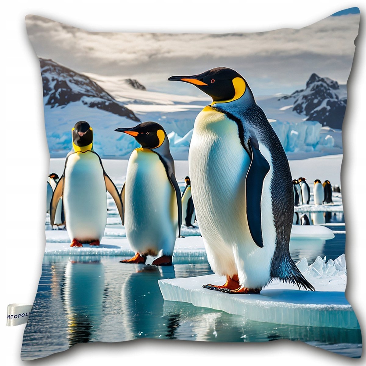 Decoratieve Penguin Kussen 40x40 cm - Zacht & Knus