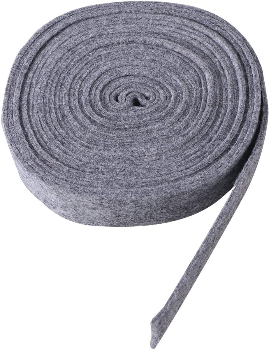 Grijze Viltband voor DIY & Decoratie - 3 x 500 cm