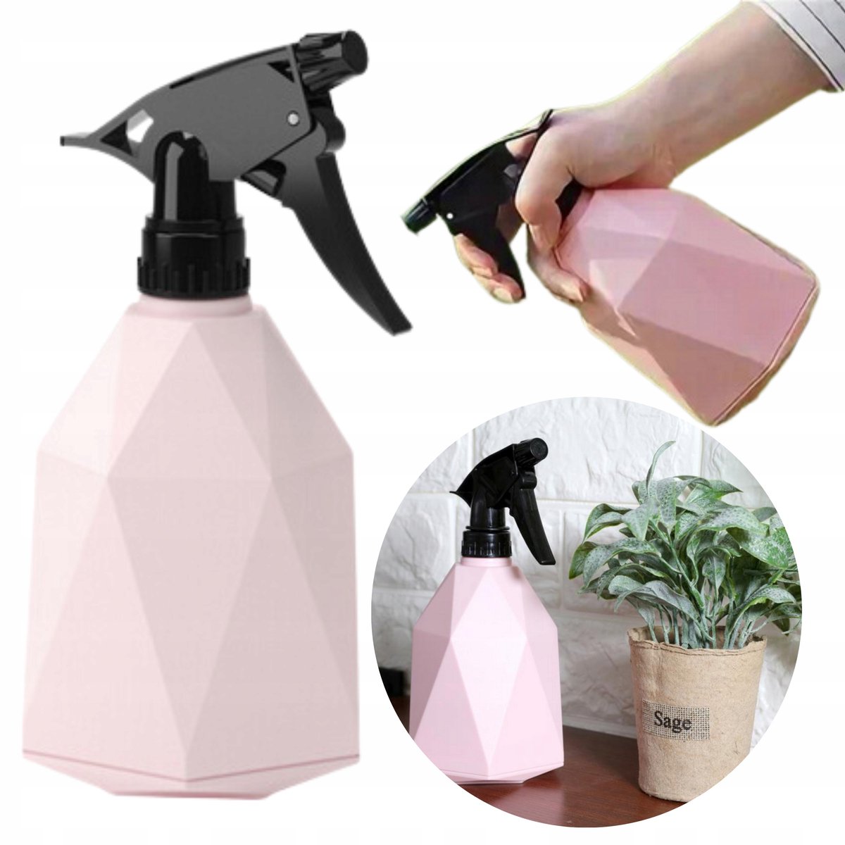 600ml Plantenspuit voor Water & Onderhoud