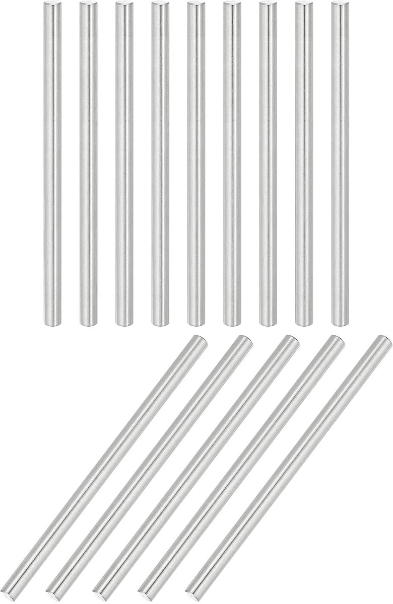 14 stuks 304 roestvrij staal cilinderstift 5mm diameter, 85mm lengte deuvelstiften metalen rekpen voor kledingkast commode kast boekenkast industrie huishouden meubels rekken