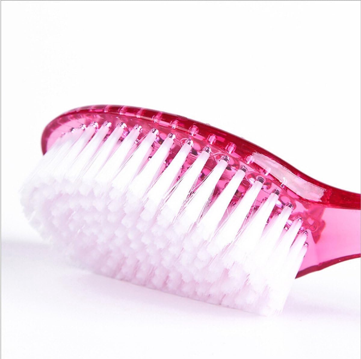 Doucheborstel lang 36cm - Kunststof - Roze - Ideaal voor moeilijk bereikbare plekken - SnelShoppen
