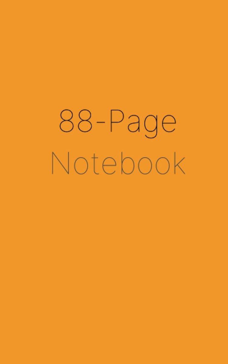 5x8" 88-Page Notebook | Mandarin