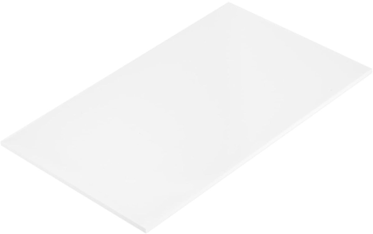 ABS kunststof plaat 25,4 cm x 15 cm x 0,30 cm ABS styreenplaten voor de bouw van modellen DIY handwerk paneel wit