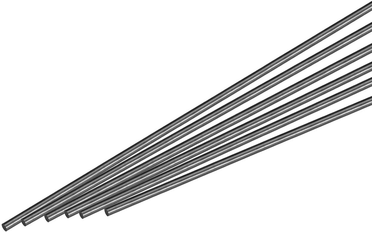 Koolstofvezelstaaf, 3 mm x 300 mm, voor RC vliegtuig, doe-het-zelf gereedschap, vleugelbuis, quadcopter arm, verpakking van 10 stuks
