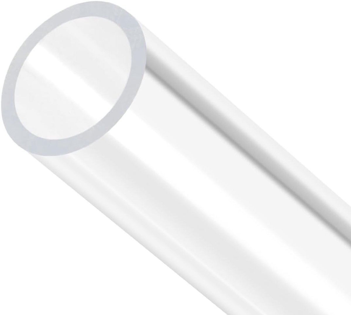 acrylslang, stijf, rond, voor aquaria, handwerk, verlichting, buizen, 13 mm x 15 mm