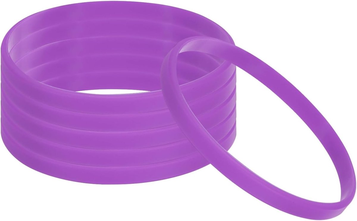 Siliconen armbanden, gekleurde rubberen armbanden, lege rekbare sportbanden voor volwassenen, tieners, sport, teamgames