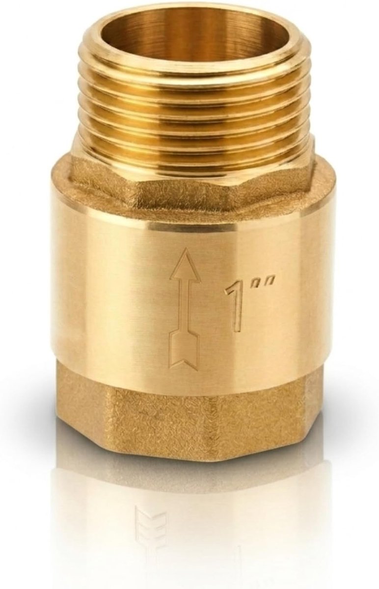 Terugslagklep 1 Inch - Messing - Hoge kwaliteit en duurzaam - Bescherming tegen terugstroming - ShopVlot