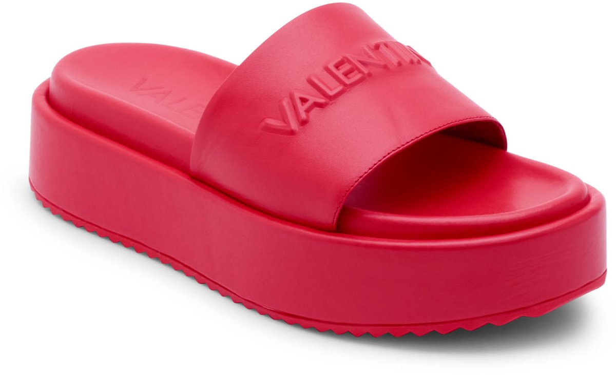 VALENTINO Dames Platform Slipper Maat 38 - Rood
