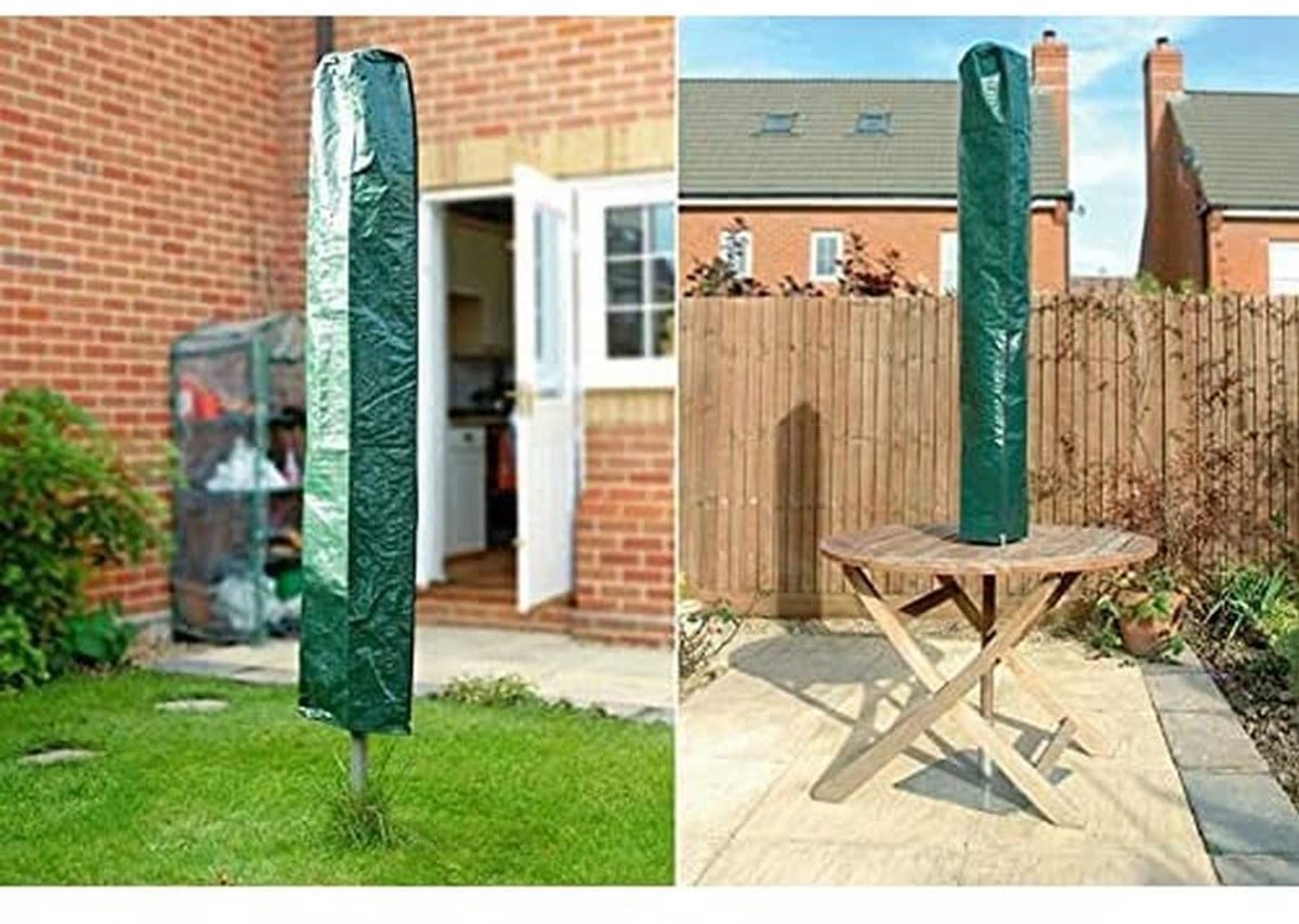 Parasolhoes 160CM - Groene waterdichte tuinbescherming - Roterend - Voor optimale bescherming - ShopVlot