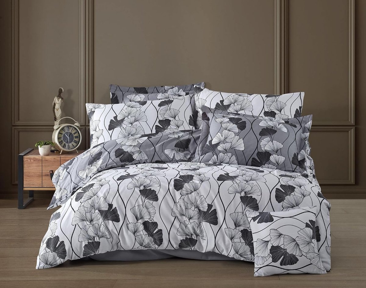 Dekbedovertrek 135 x 200 cm - 100% katoen - Reversible - Eenvoudig onderhoud - ShopVlot