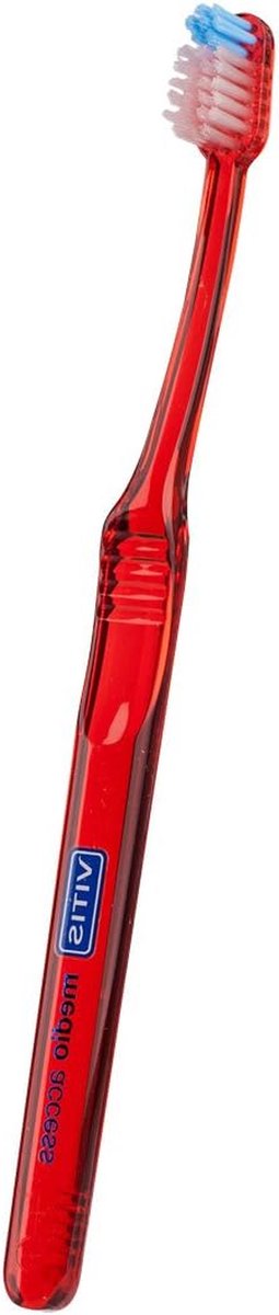 Handtandenborstel - Tandenborstel - Mondhygiëne - Kleine kop - Medium - Blauw